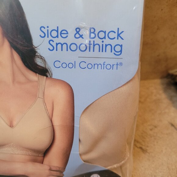 Playtex 18 Hour Side & Back Smoothing Bra Size 38C Nude - Picture 2 of 5